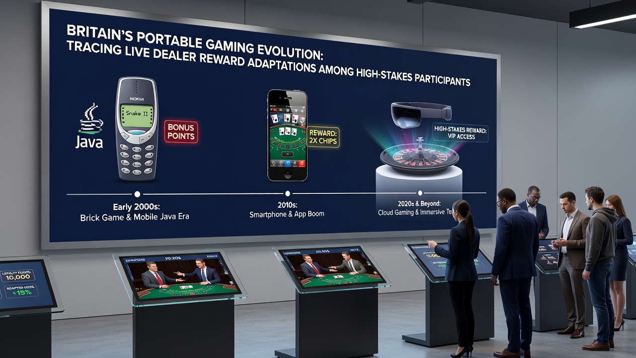 High-stakes players engaging with live dealer streams on tablets showing adapted reward interfaces