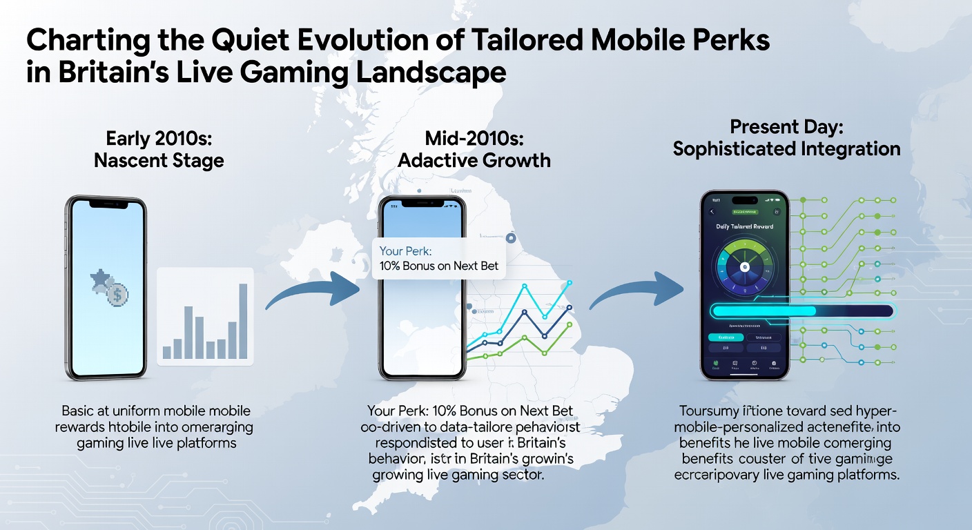 Mobile live gaming interface showing personalized perks and real-time dealer interactions on a smartphone screen in a British casino setting