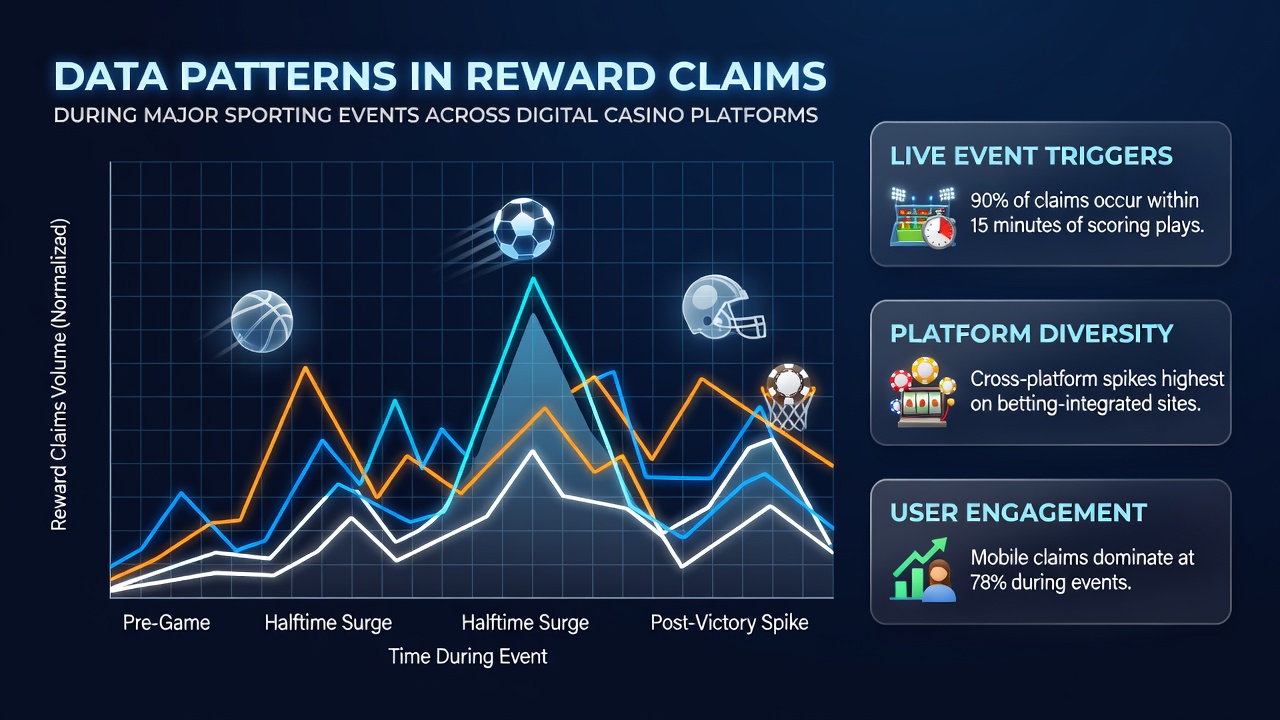 Heatmap illustrating geographic distribution of reward claims on digital casino platforms during international sports events