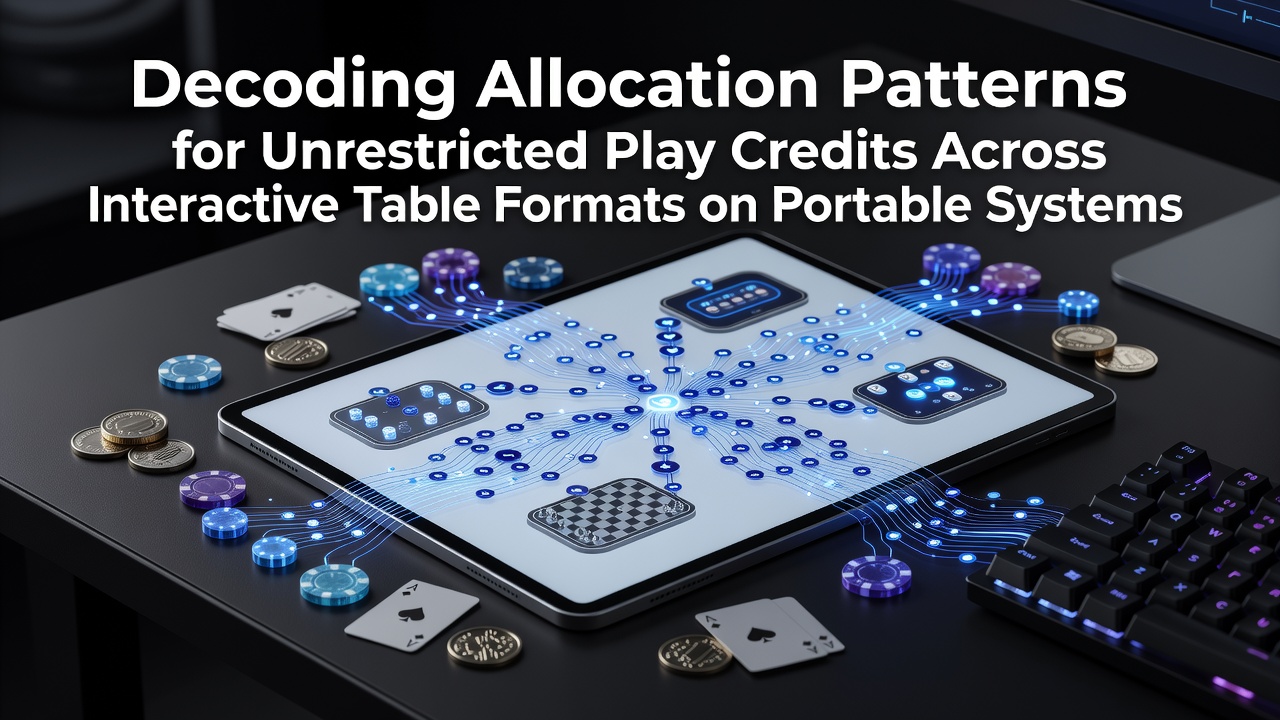 Mobile device displaying interactive table game interface with credit allocation indicators