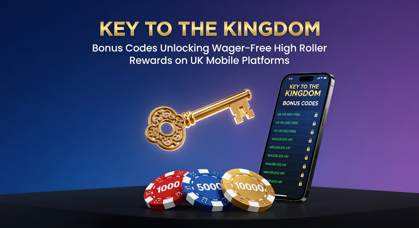 High roller at a mobile device, screen showing activated bonus code rewards with cascading wager-free wins and luxury casino icons