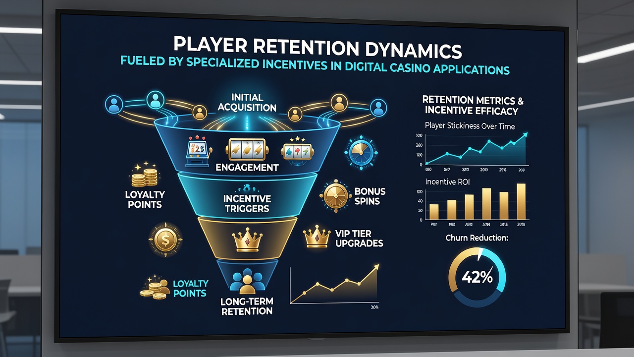 Mobile casino app interface displaying tiered loyalty rewards and personalized incentive notifications