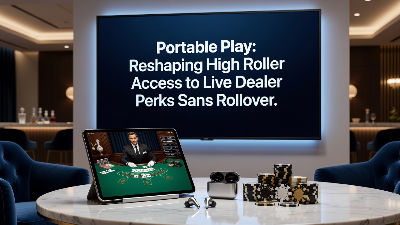 Live dealer interface displayed on a tablet with high-stakes betting options visible